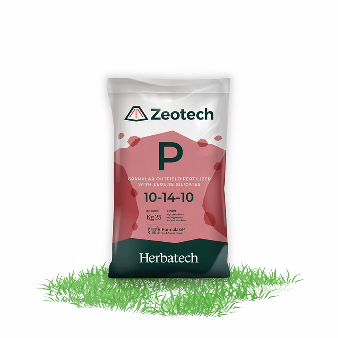 Herbatech Zeotech P 10-14-10 – gnojilo za setev in polaganje trate 25 kg