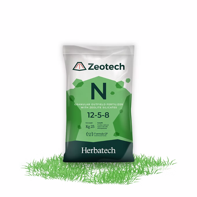 Herbatech Zeotech N 12-5-8 – spomladansko gnojilo za trato 25 kg